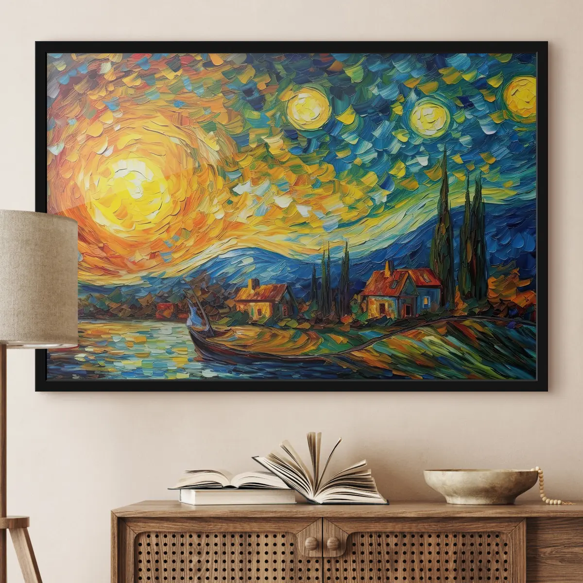 Poster Aquarel schilderij f38058