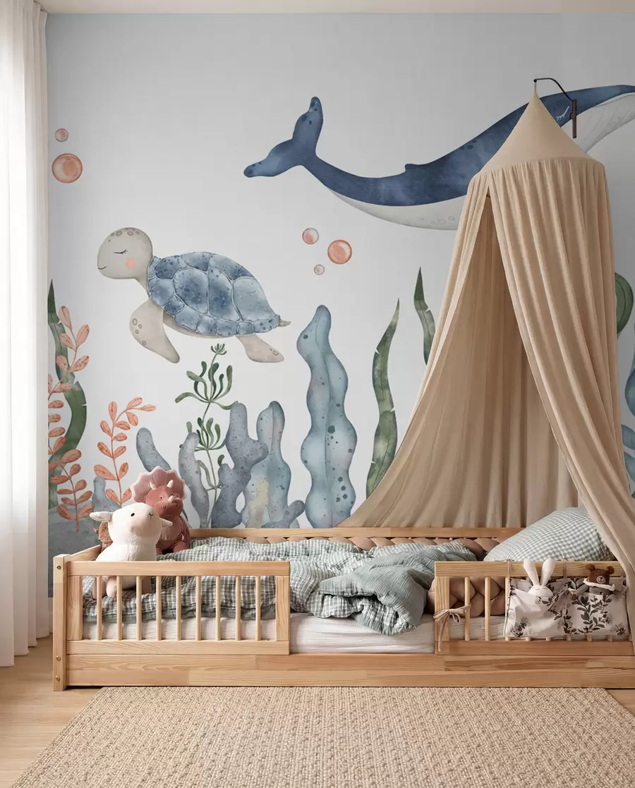 Fotobehang Kleine oceaanvriendjes w00383