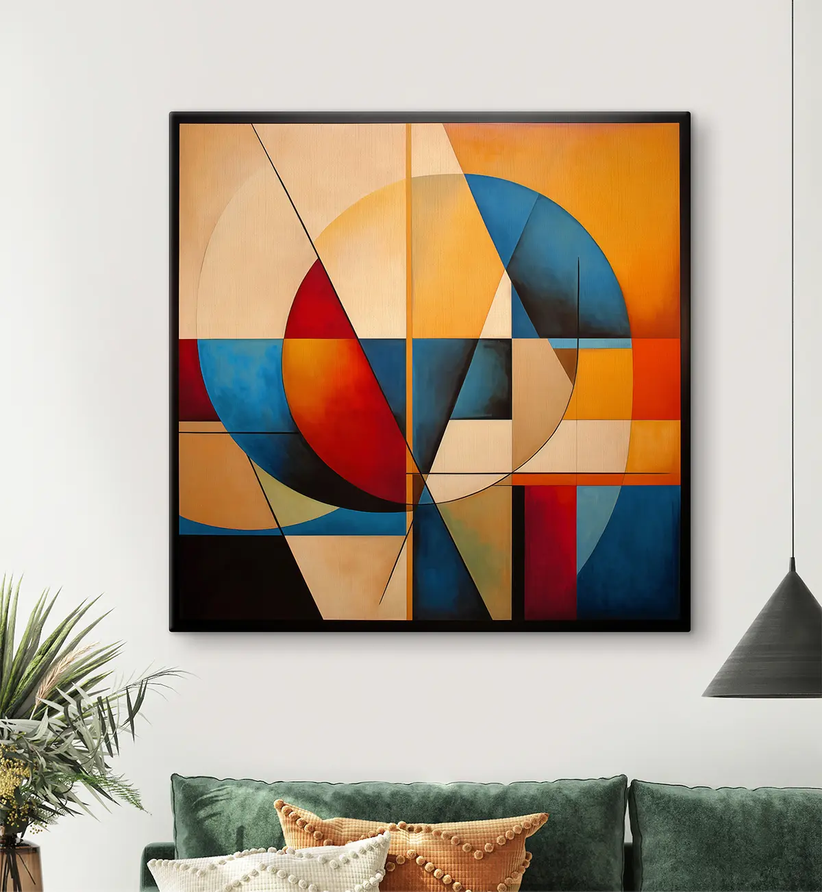  Schilderijen Geometrische samenvatting s38104