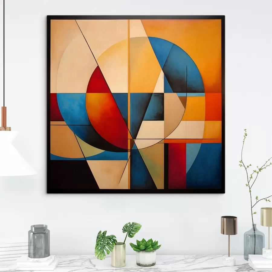  Peintures Résumé géométrique s38104