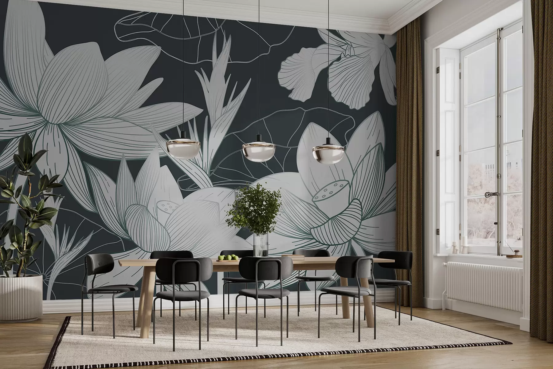 Fotobehang Tropische bloemen w00323