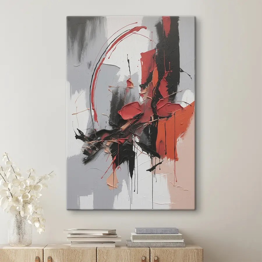  Schilderijen Abstract olieverfschilderij s38114