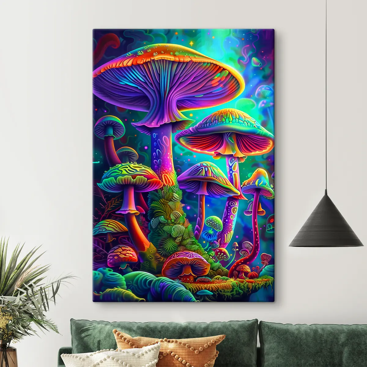  Peintures Champignons abstraits s38056