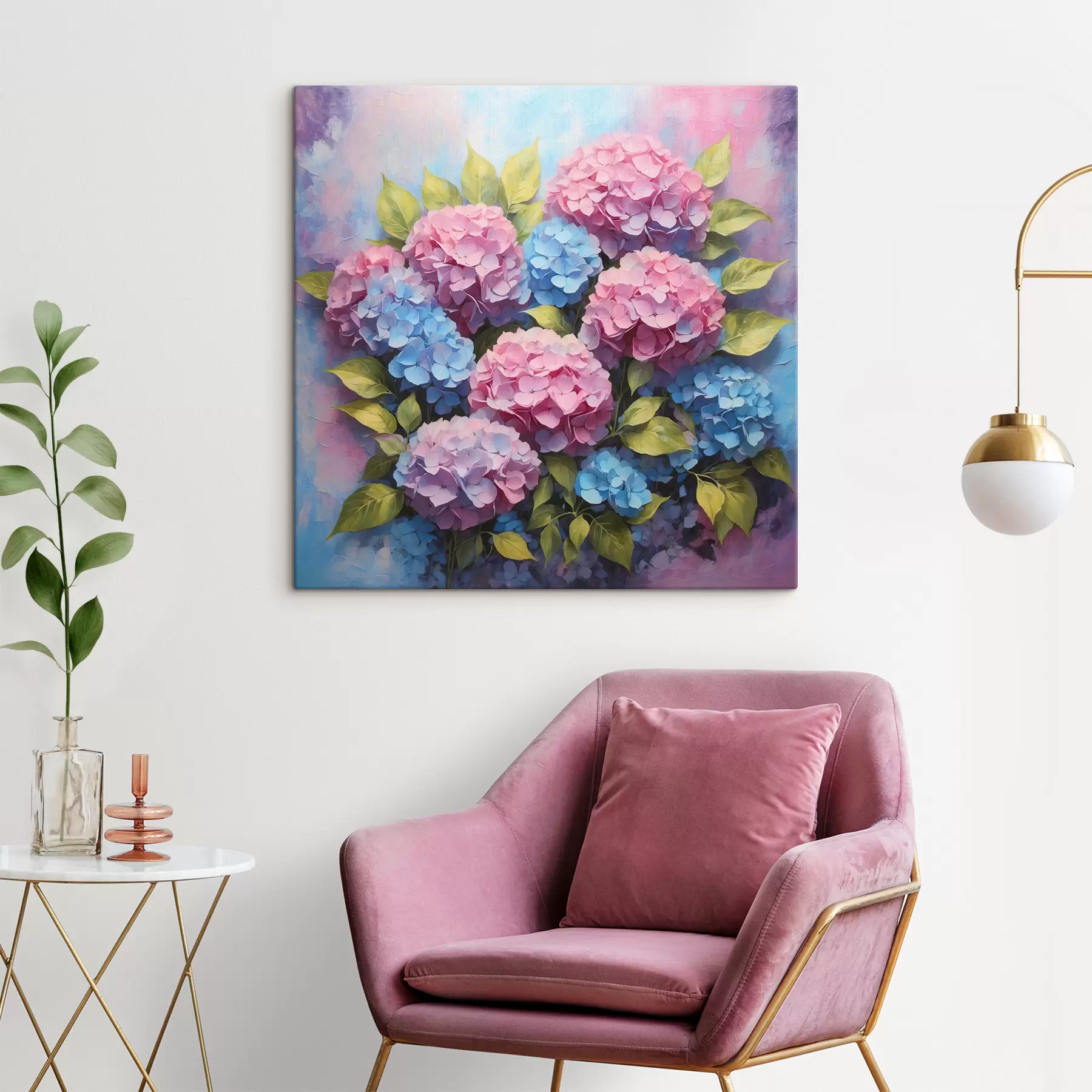 Fotobehang Prachtige bloemen in zachte kleuren s38221