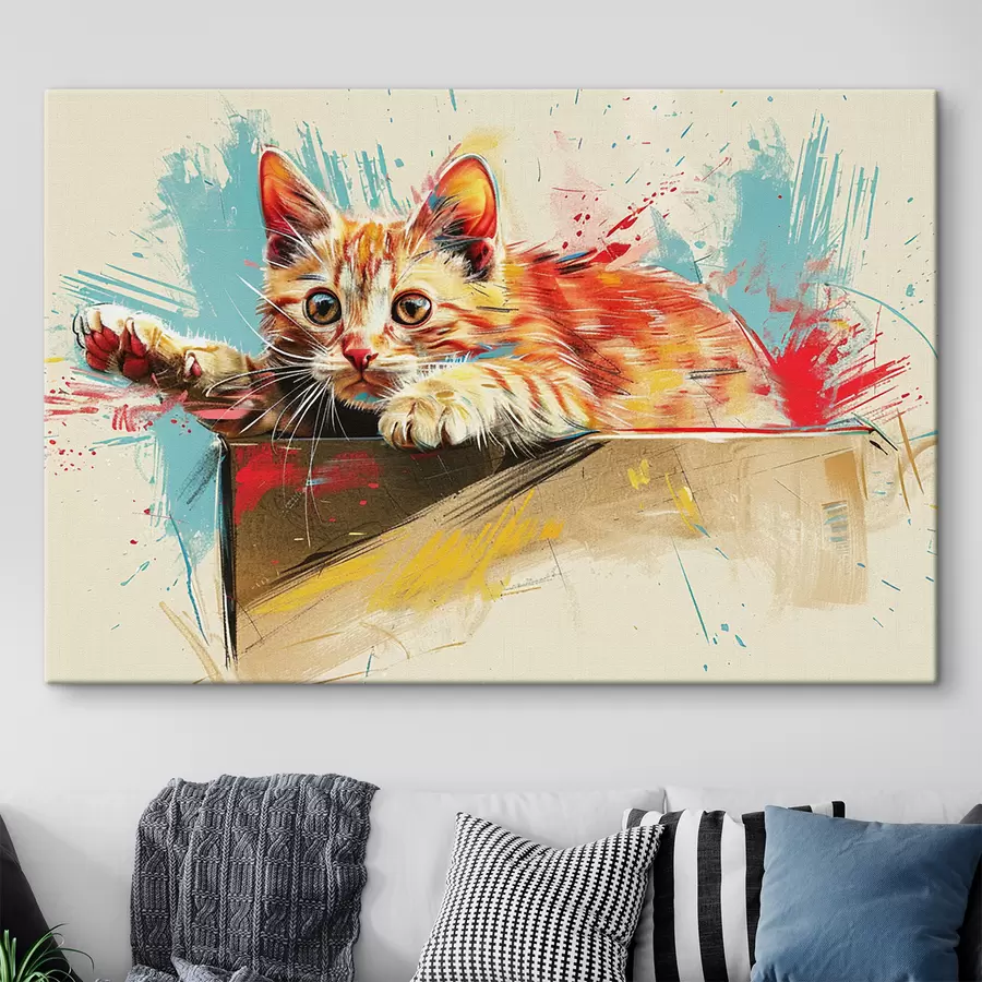  Peintures Chat brillant s38252