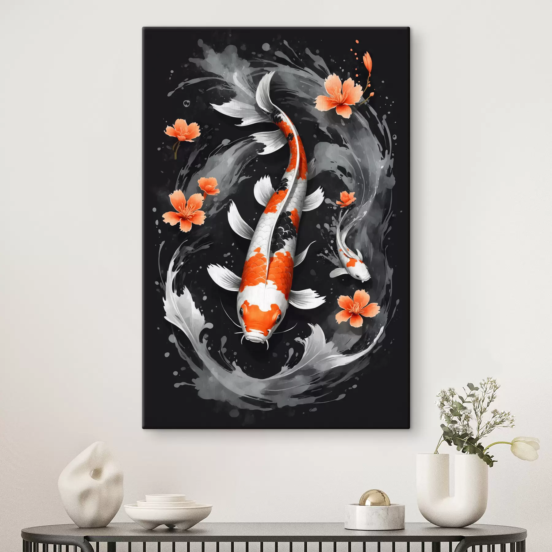 Fotobehang Koi karper s38356