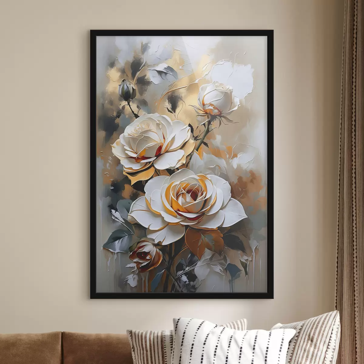 Affiche Roses abstraites f38354