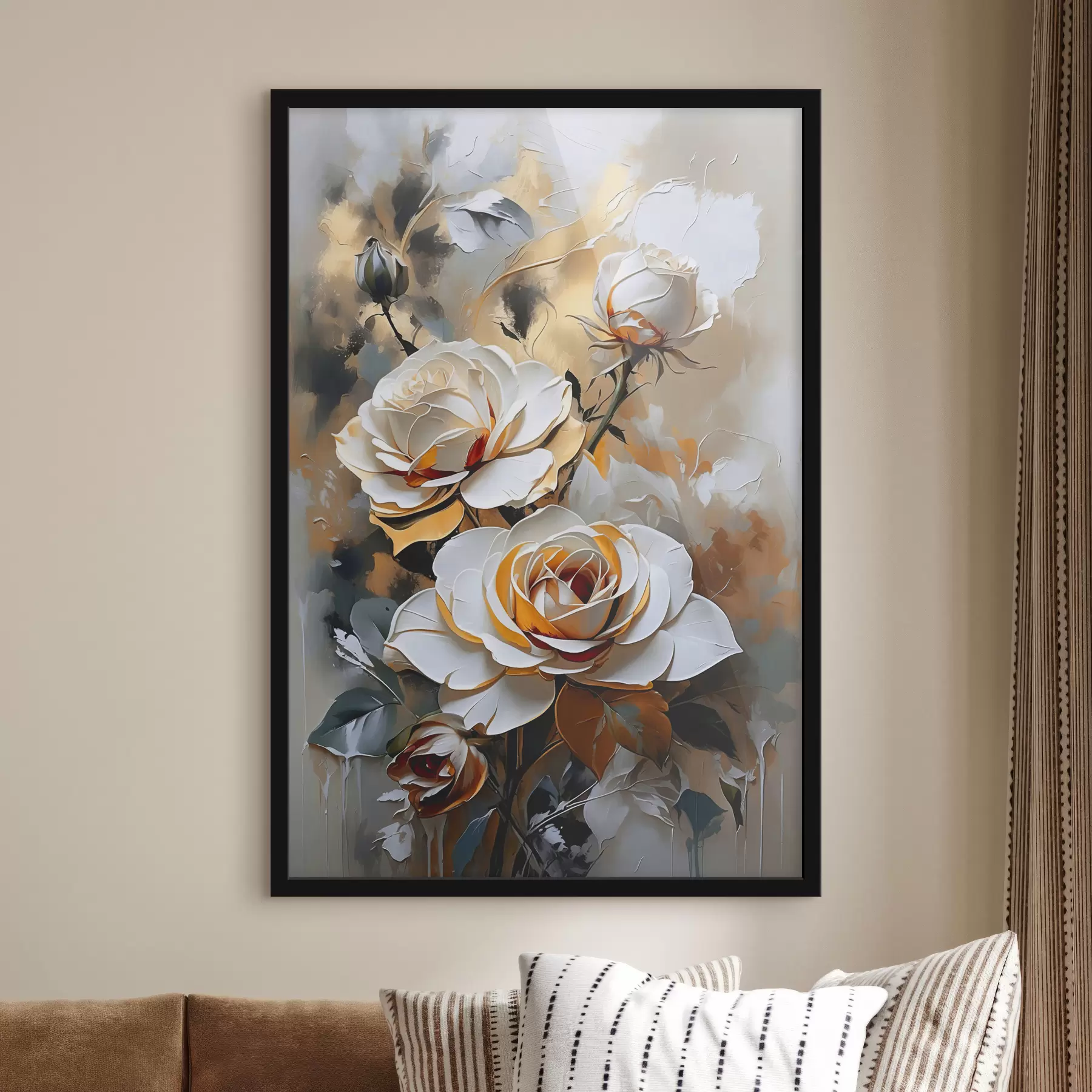 Papier peint photo Roses abstraites f38354
