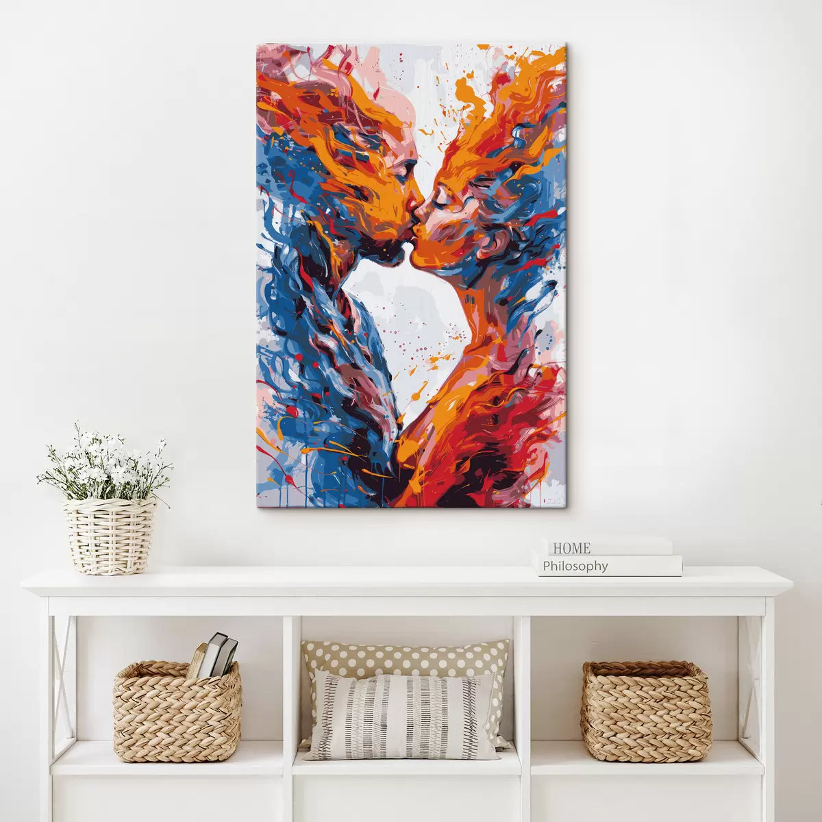  Schilderijen Explosie van verschillende kleuren s38410