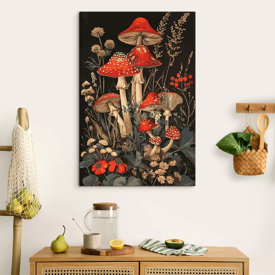  Peintures Champignons s38414