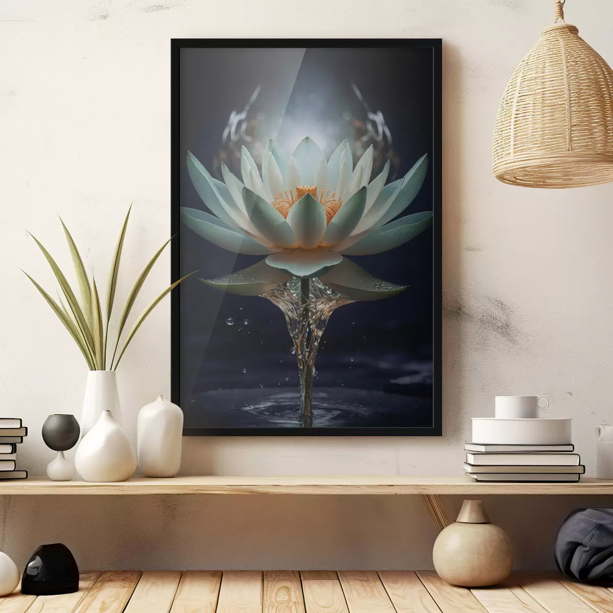 Poster Groeiende lelie f38435