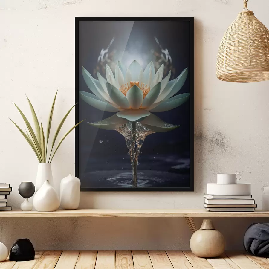 Fotobehang Groeiende lelie f38435