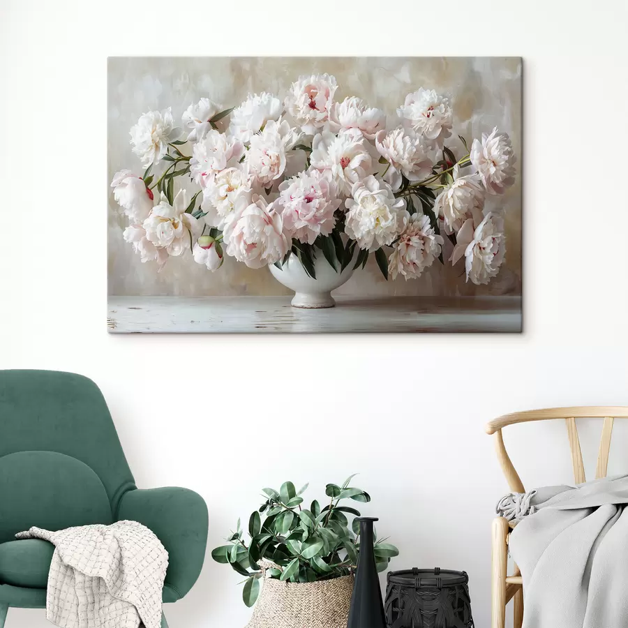 Papier peint photo Pivoines légères dans un vase s38461