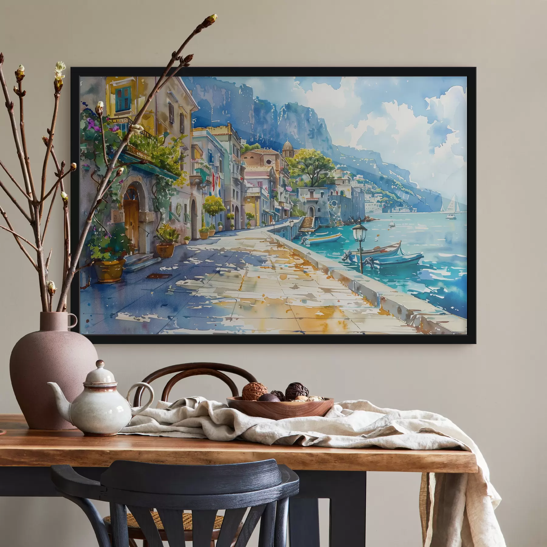 Papier peint photo Remblai au bord de la mer f38449