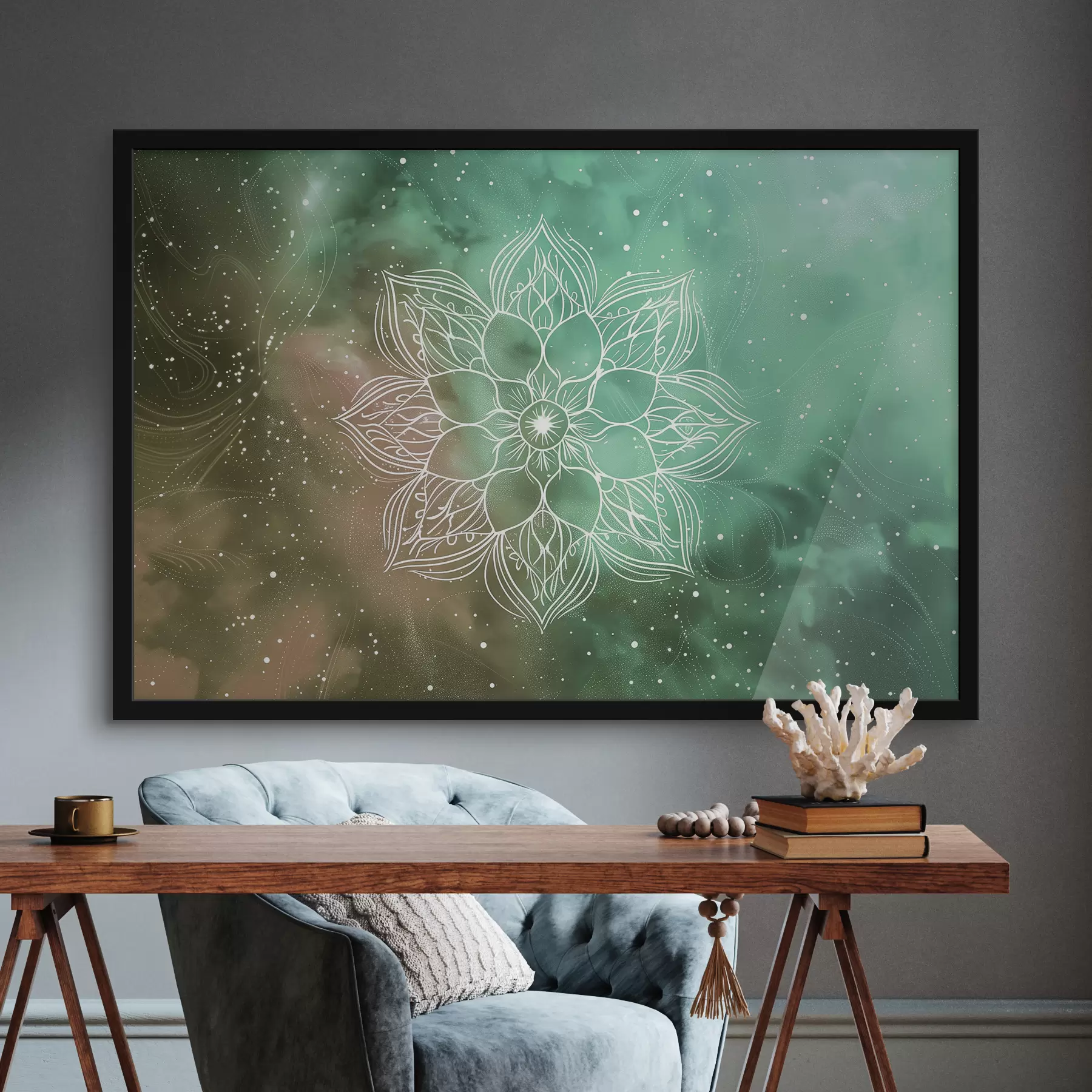  Peintures Mandala sur fond aquarelle f38530