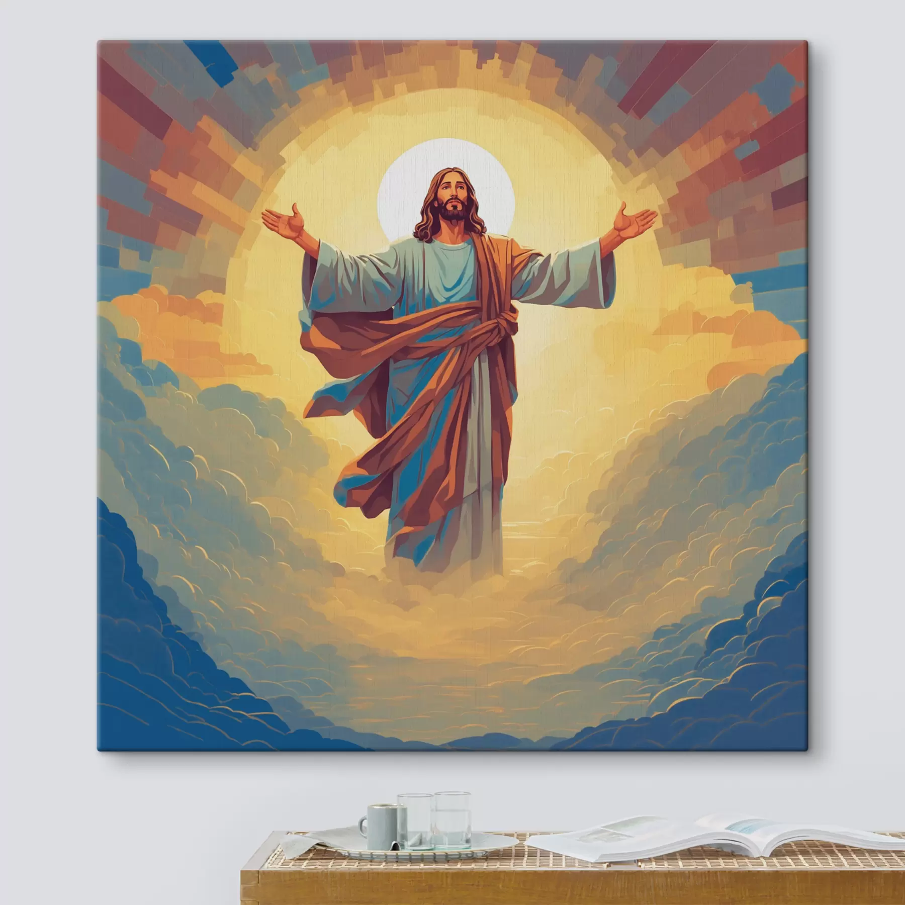 Fotobehang Hemelvaart van Jezus s38614