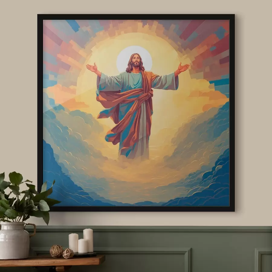  Peintures L'Ascension de Jésus f38614