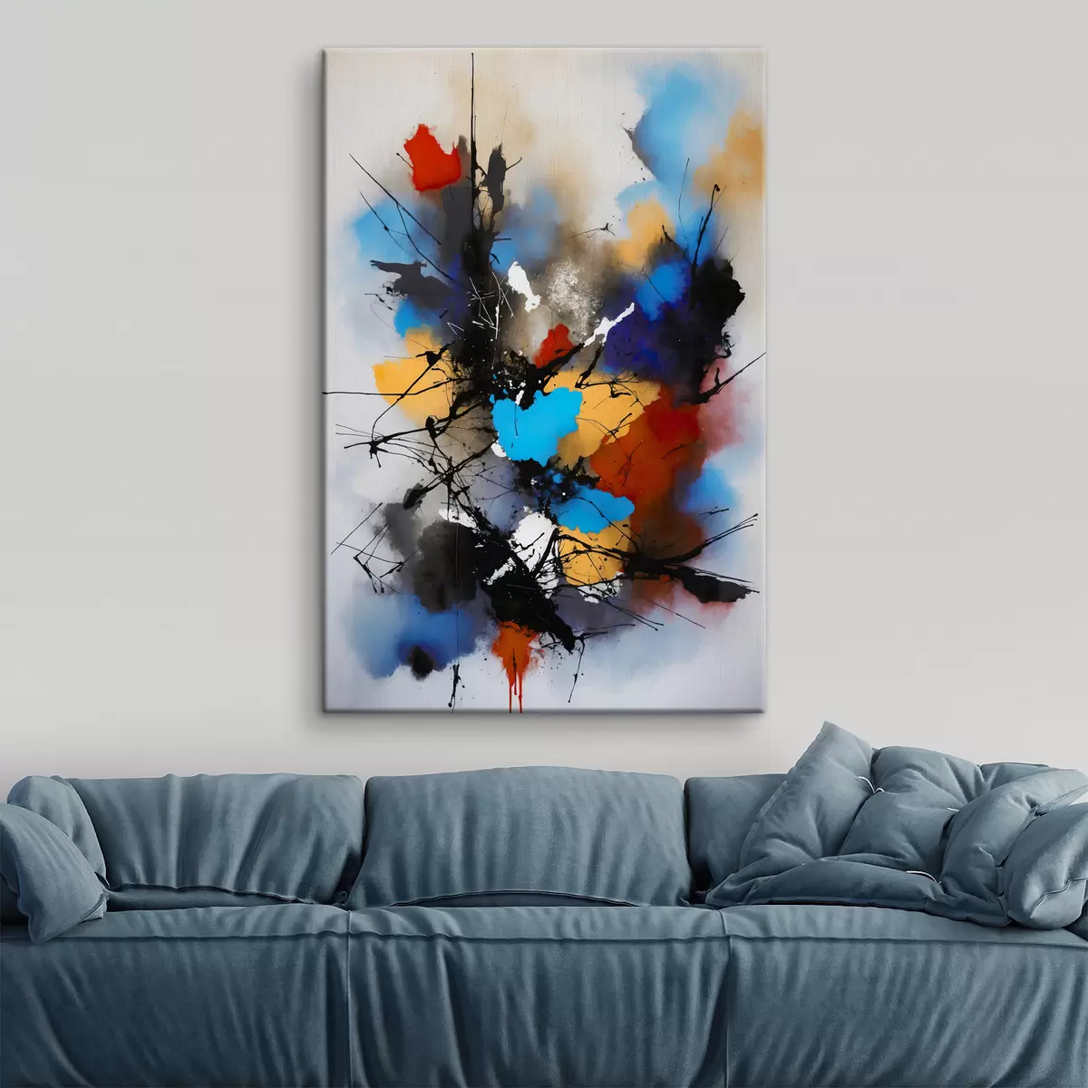  Peintures Abstraction, éclaboussures de peinture s38718