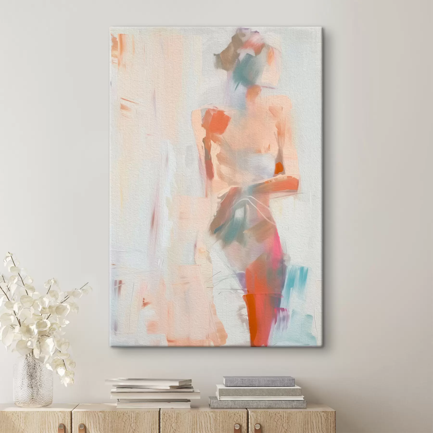 Papier peint photo Silhouette d'une femme abstraction nouvelle tendance s38783