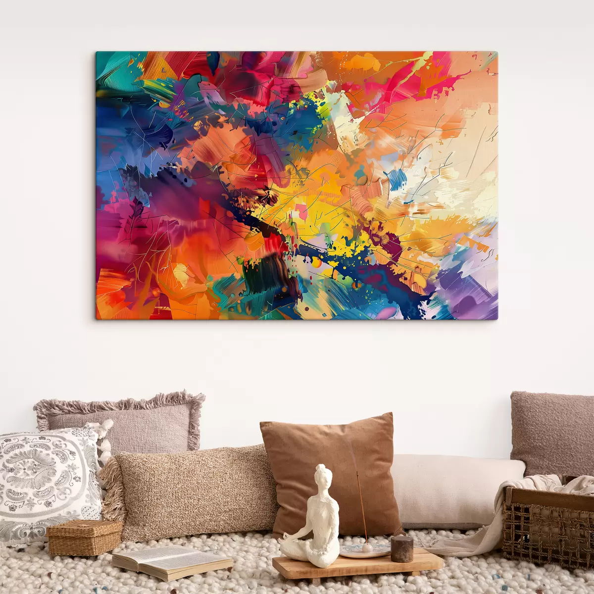  Peintures Abstraction des couleurs s38619