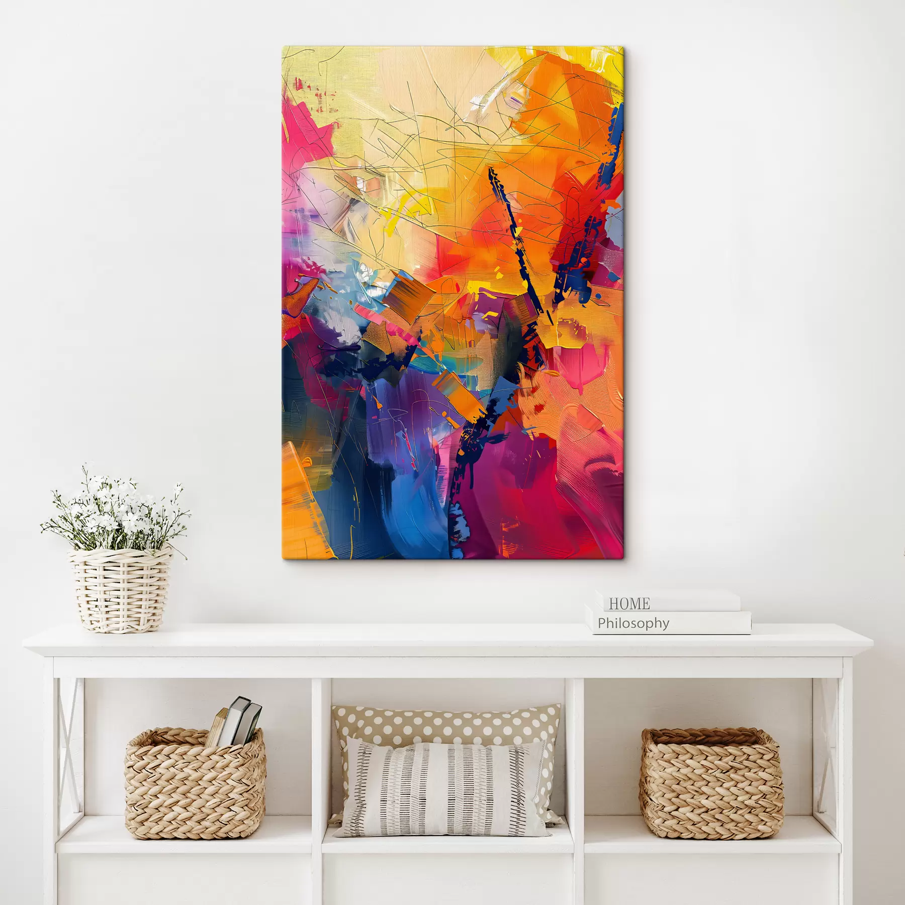 Fotobehang Kleur abstractie s38632