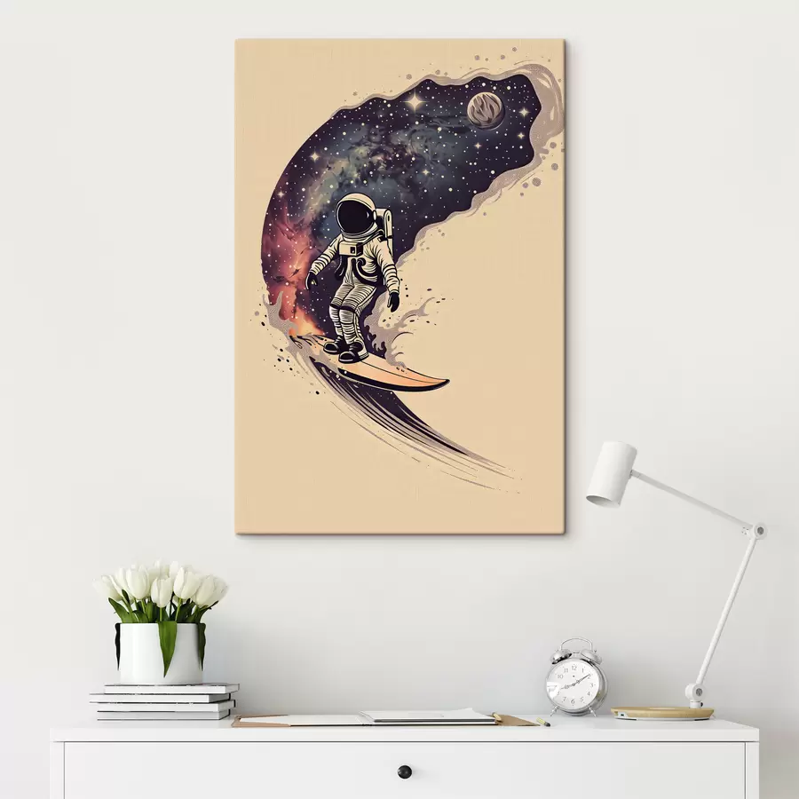  Peintures Surfeur astronaute s38636