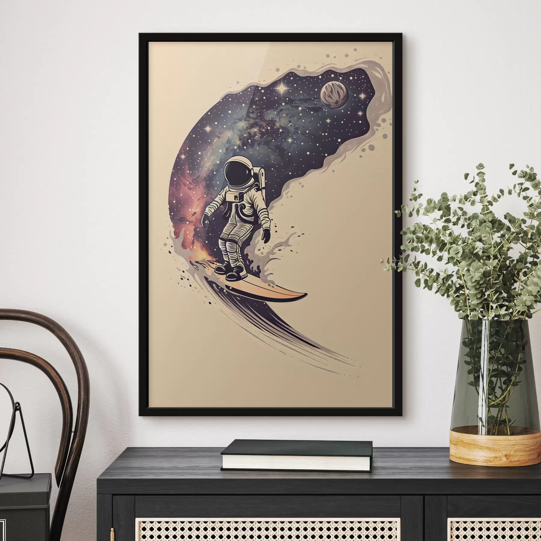 Fotobehang Astronaut-surfer f38636