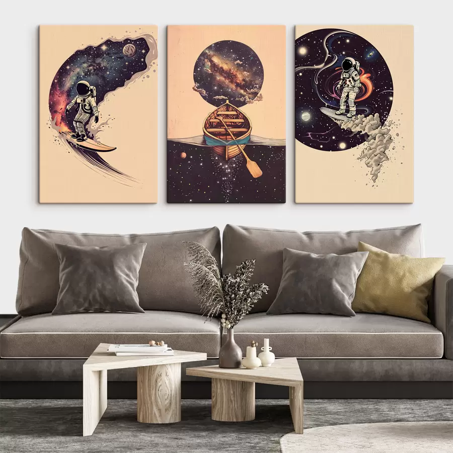  Peintures Composition de l'espace m00326