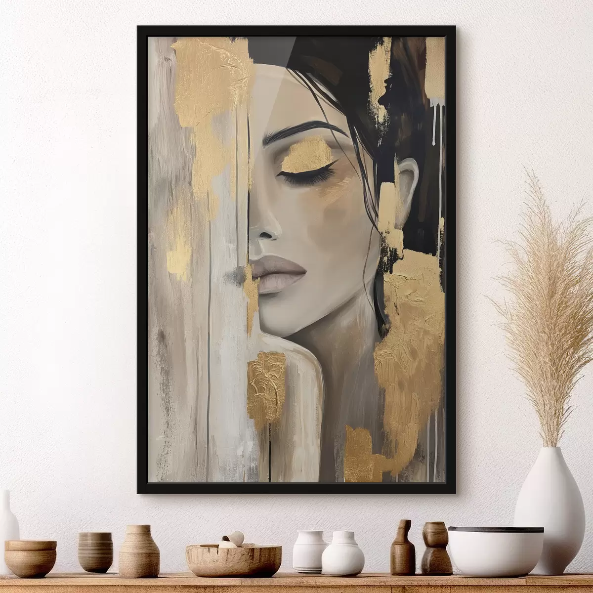 Affiche La fille à la peinture f38793