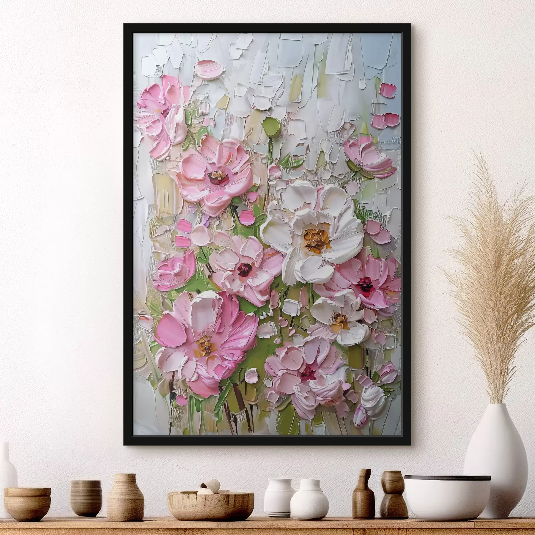 Papier peint photo Fleurs en traits f38866