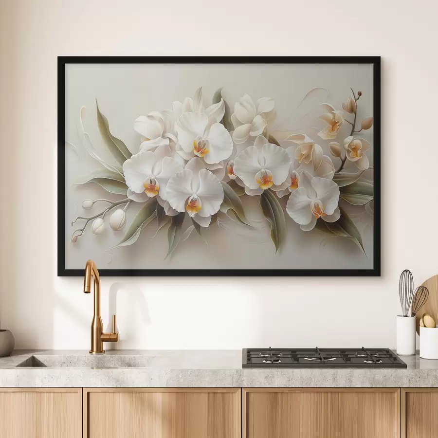 Fotobehang Lichte orchideeën f38704