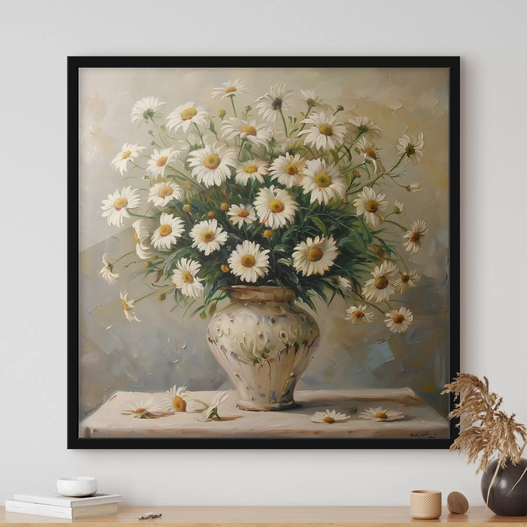 Fotobehang Boeket madeliefjes f38706