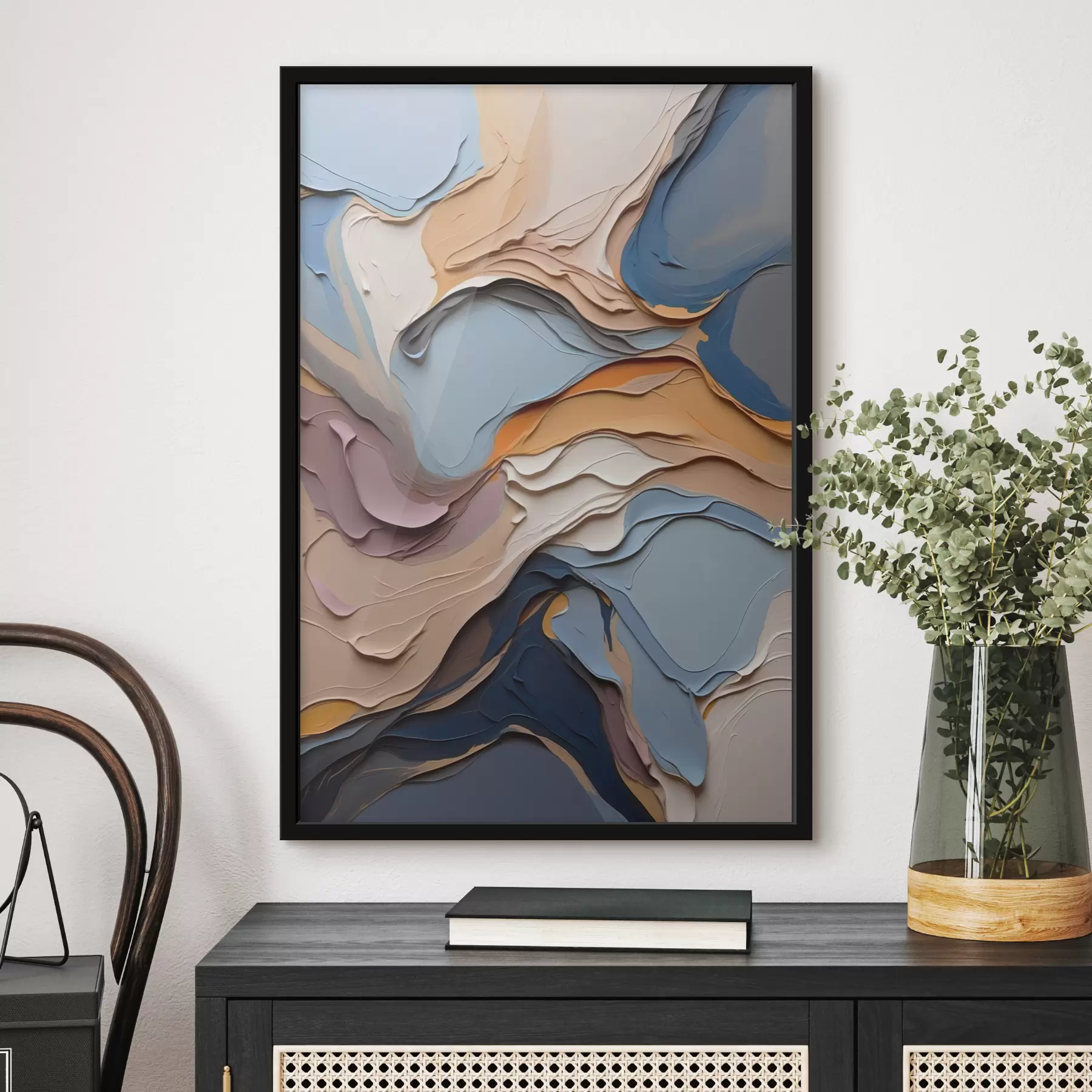 Papier peint photo Abstraction dans l'huile f39063