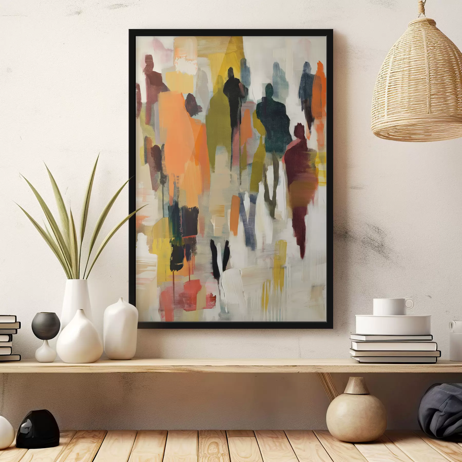  Schilderijen Abstracte mensen f39098