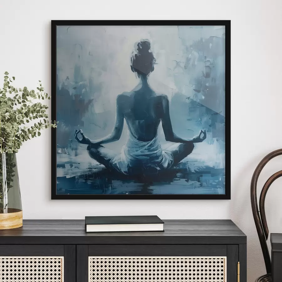 Fotobehang Meisje ontspant yoga f39079