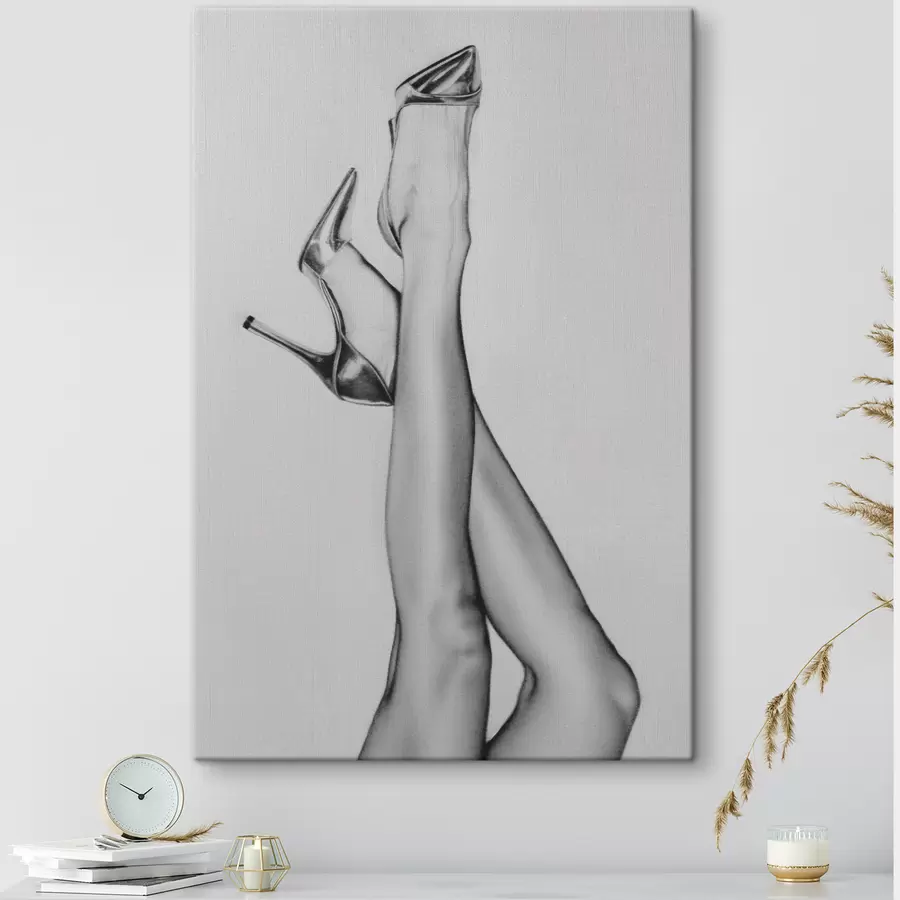  Schilderijen Modelbenen op hakken mode illustarion kunst nieuwe trend s39110