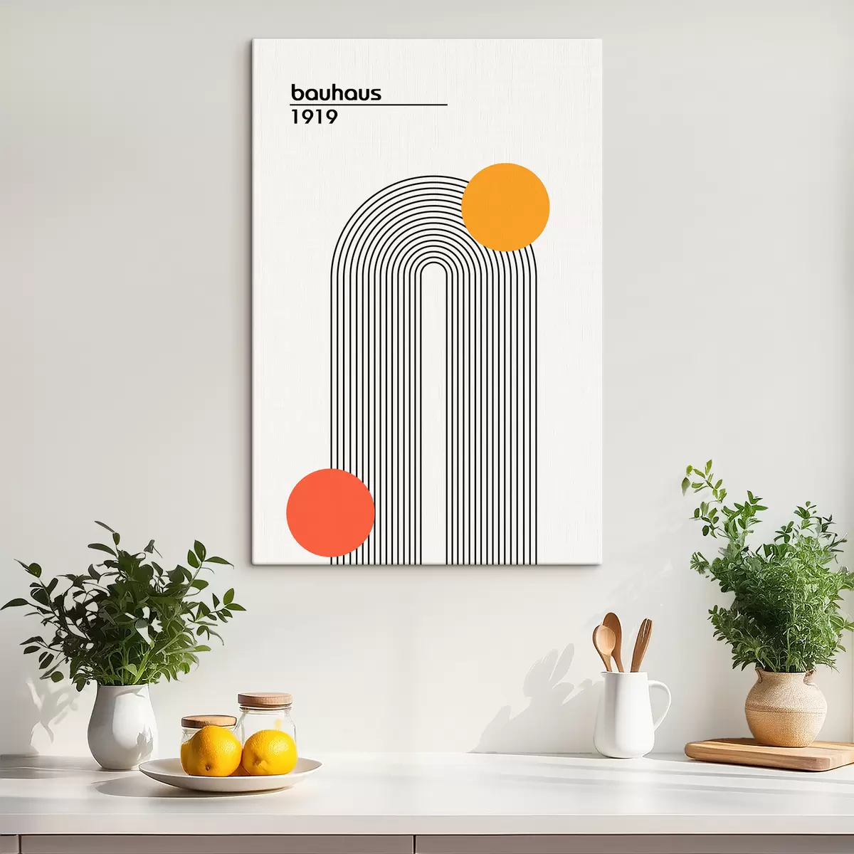  Schilderijen Geometrische abstractie van Bauhaus s39260