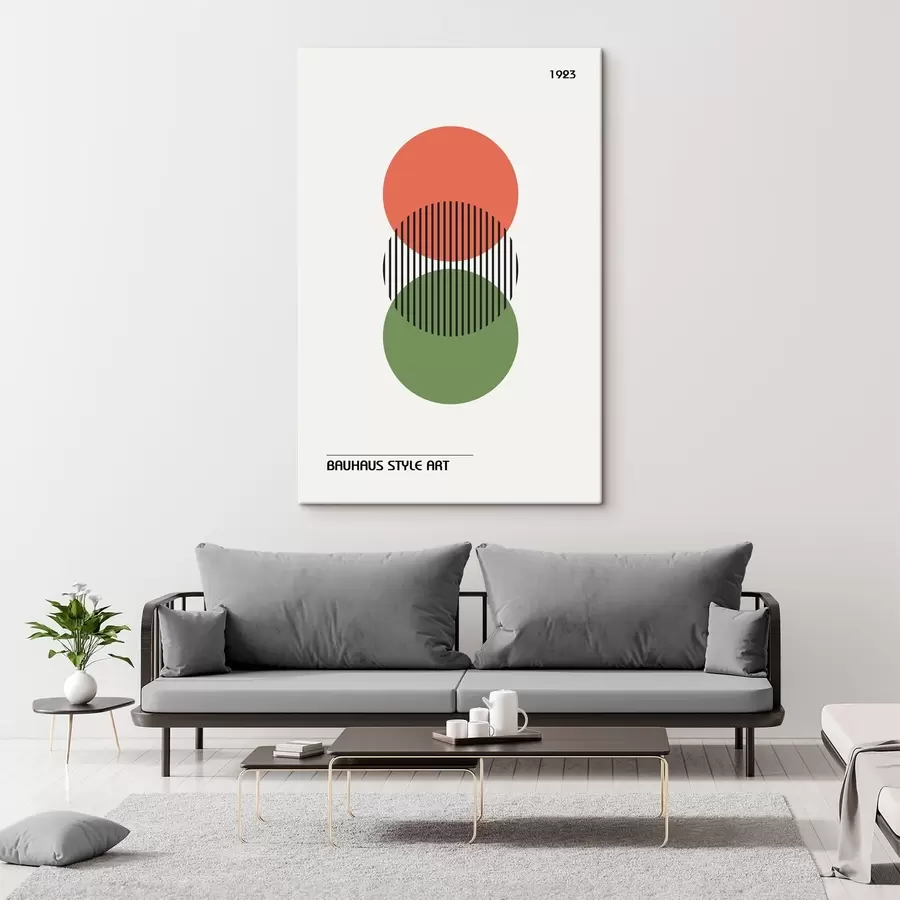 Papier peint photo Abstraction géométrique du Bauhaus s39263