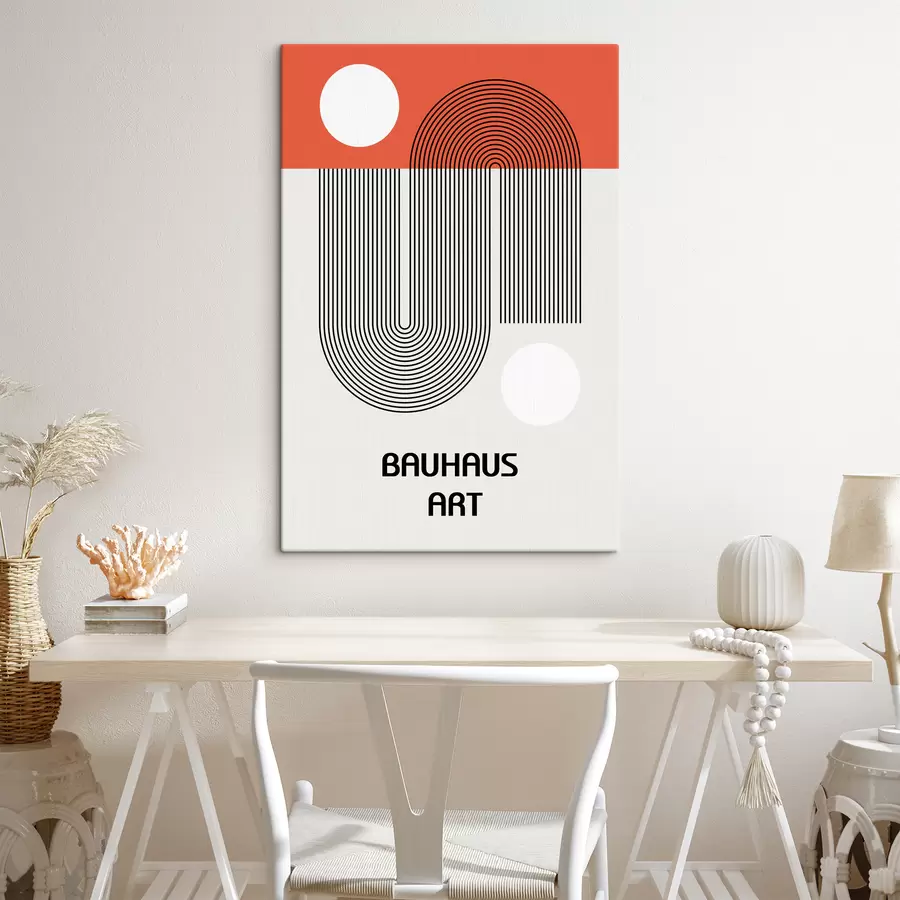 Fotobehang Geometrische abstractie van Bauhaus s39273