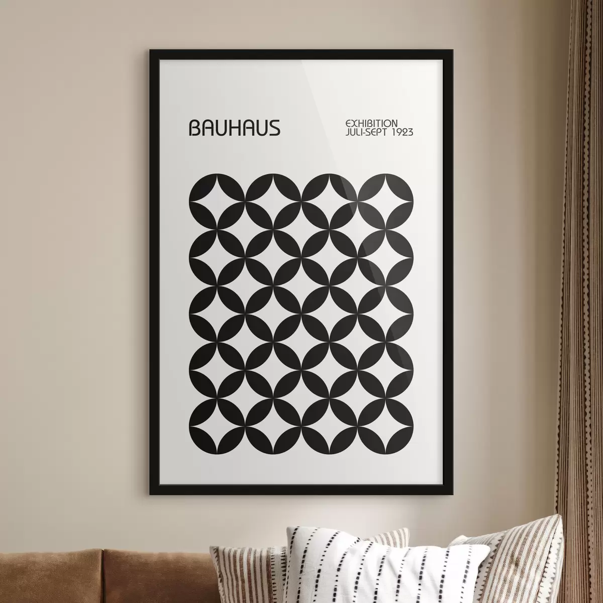 Affiche Abstraction géométrique du Bauhaus f39259