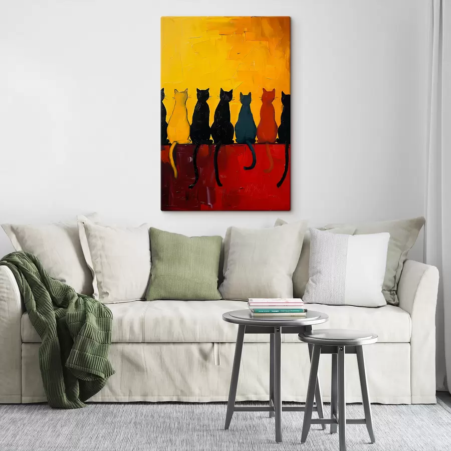  Peintures Des chats en couleurs s39309