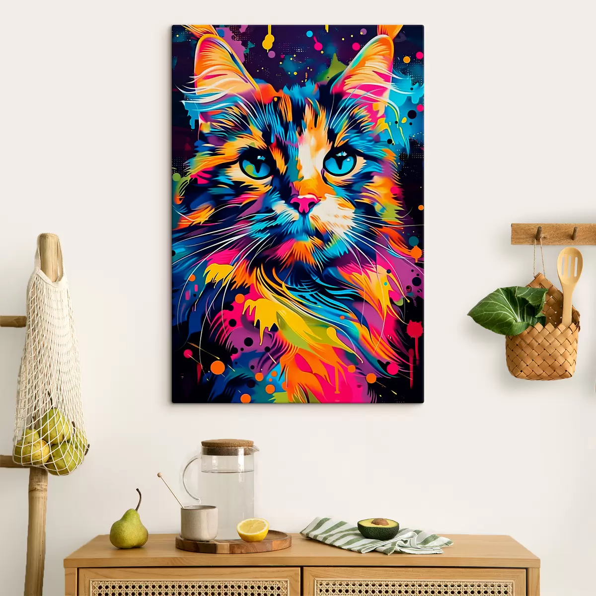  Peintures Chat en couleurs s39314