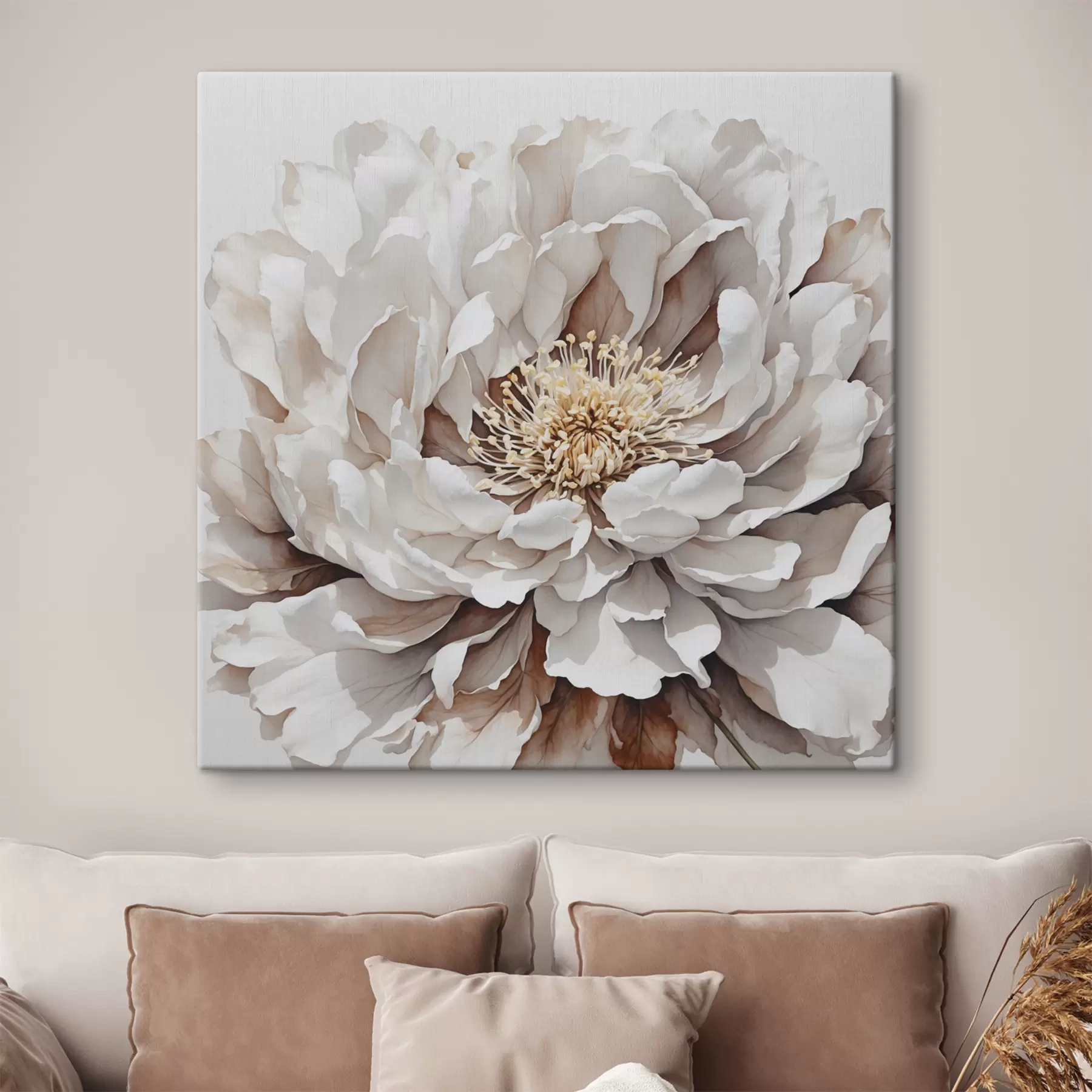 Papier peint photo Gros plan de fleurs blanches s39178