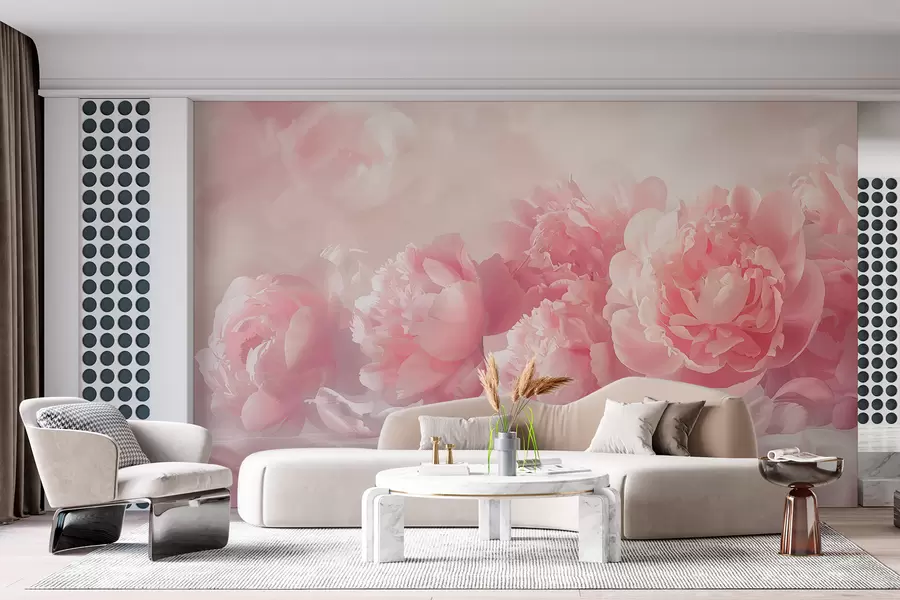 Fotobehang Pioenrozen w01234