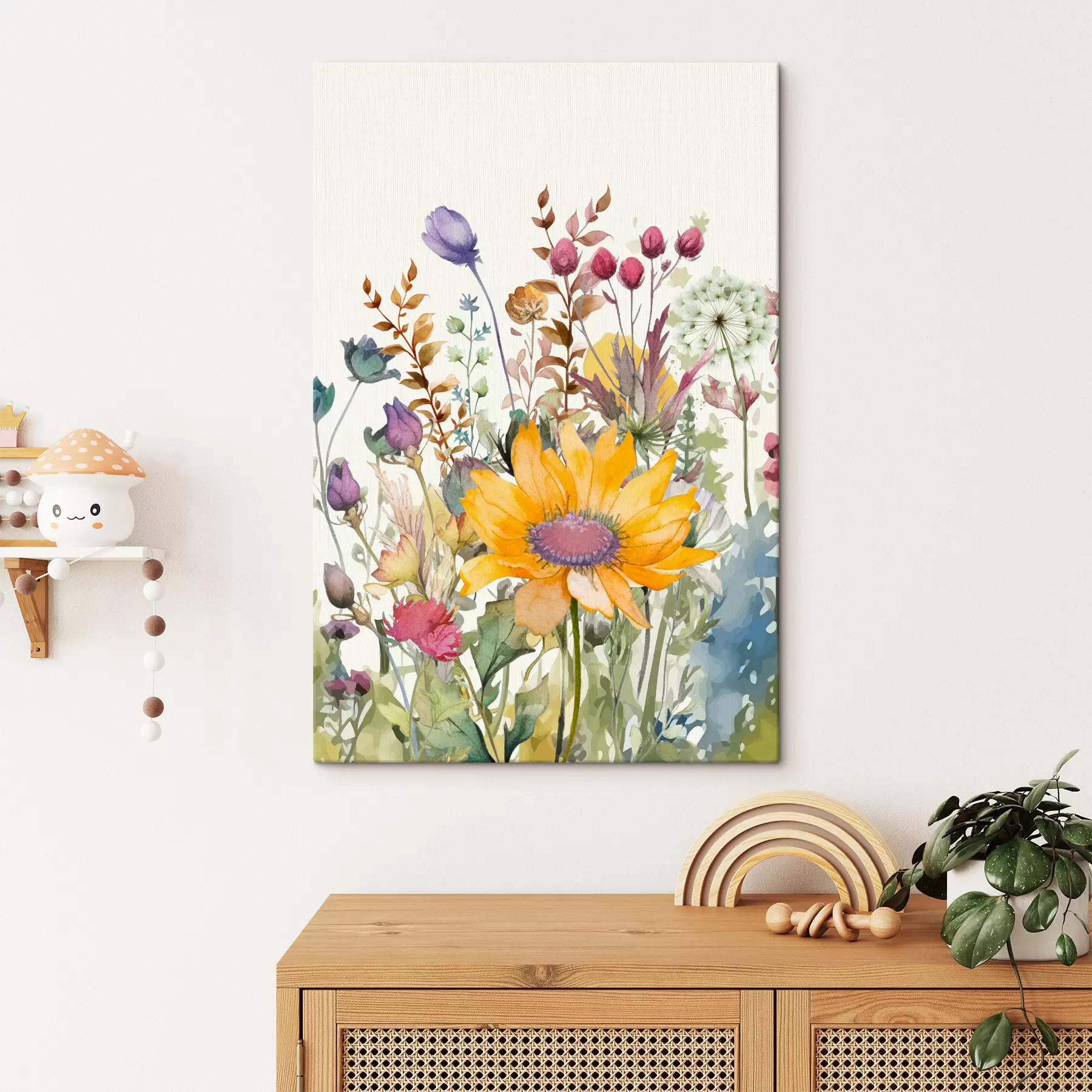  Peintures Fleurs sauvages aquarelles s39339