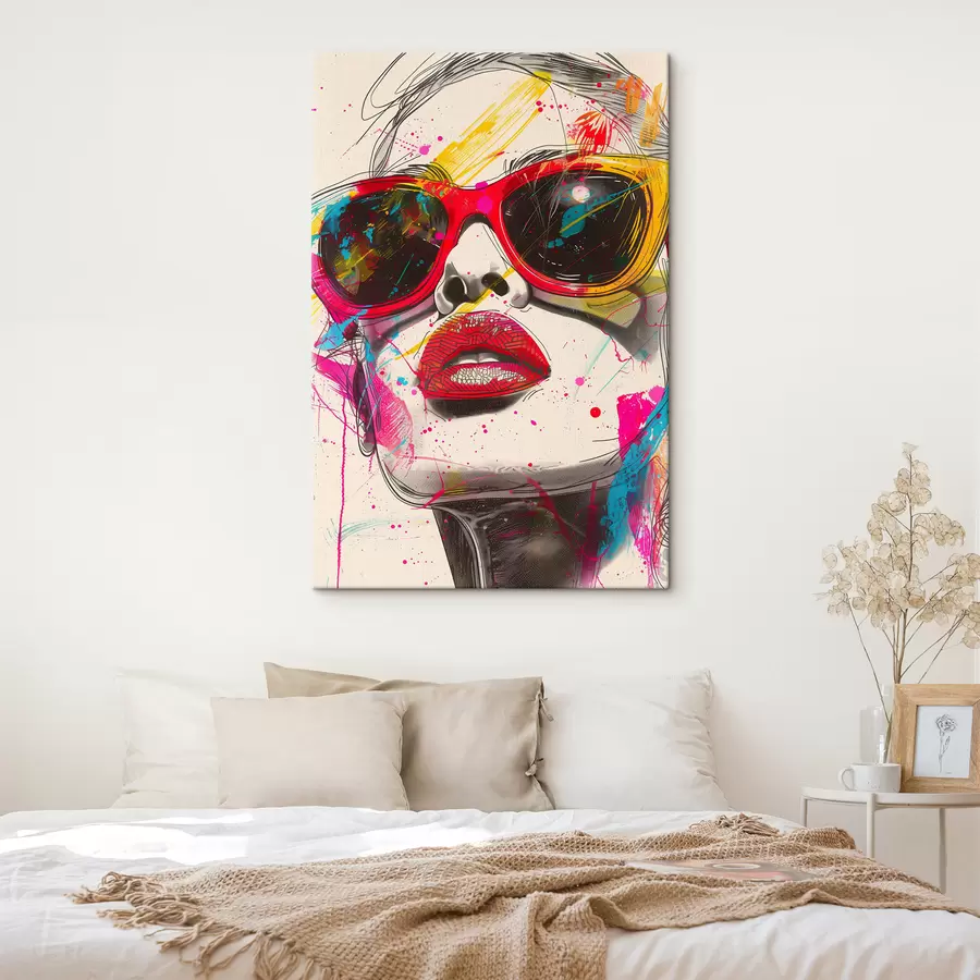  Peintures Fille à lunettes s39204