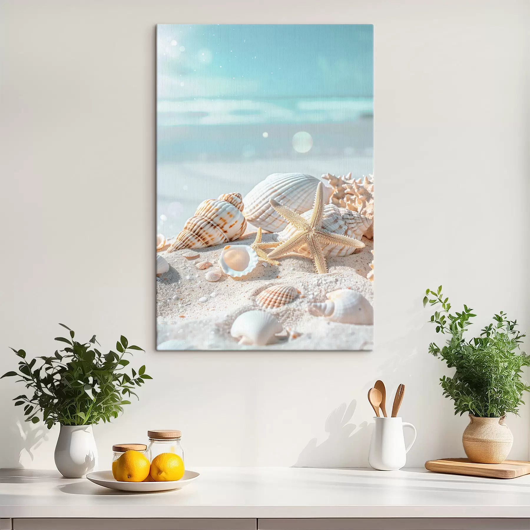  Schilderijen Schelpen op het zand s39221