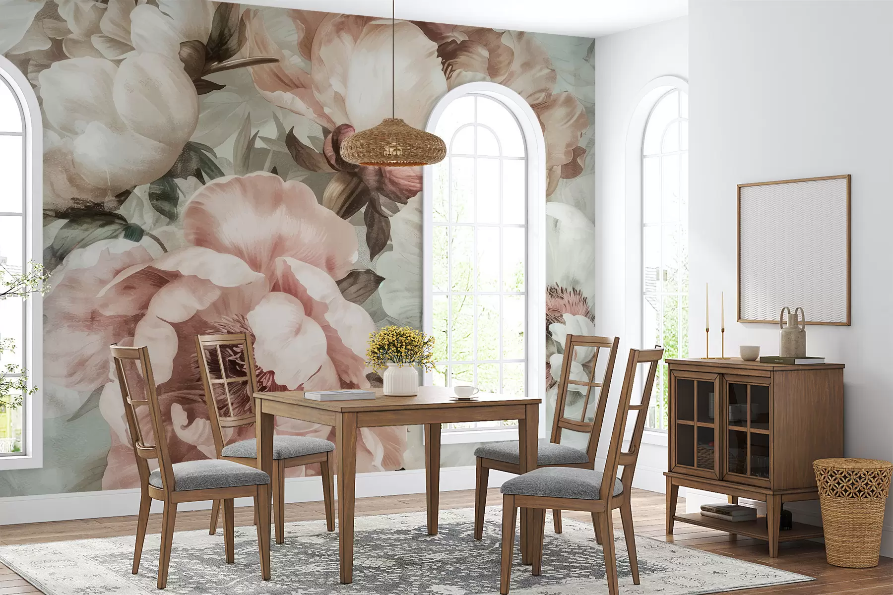 Papier peint photo Pivoines w01291