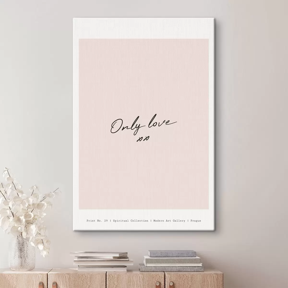  Schilderijen Alleen liefde zegeviert in elk moment s37924