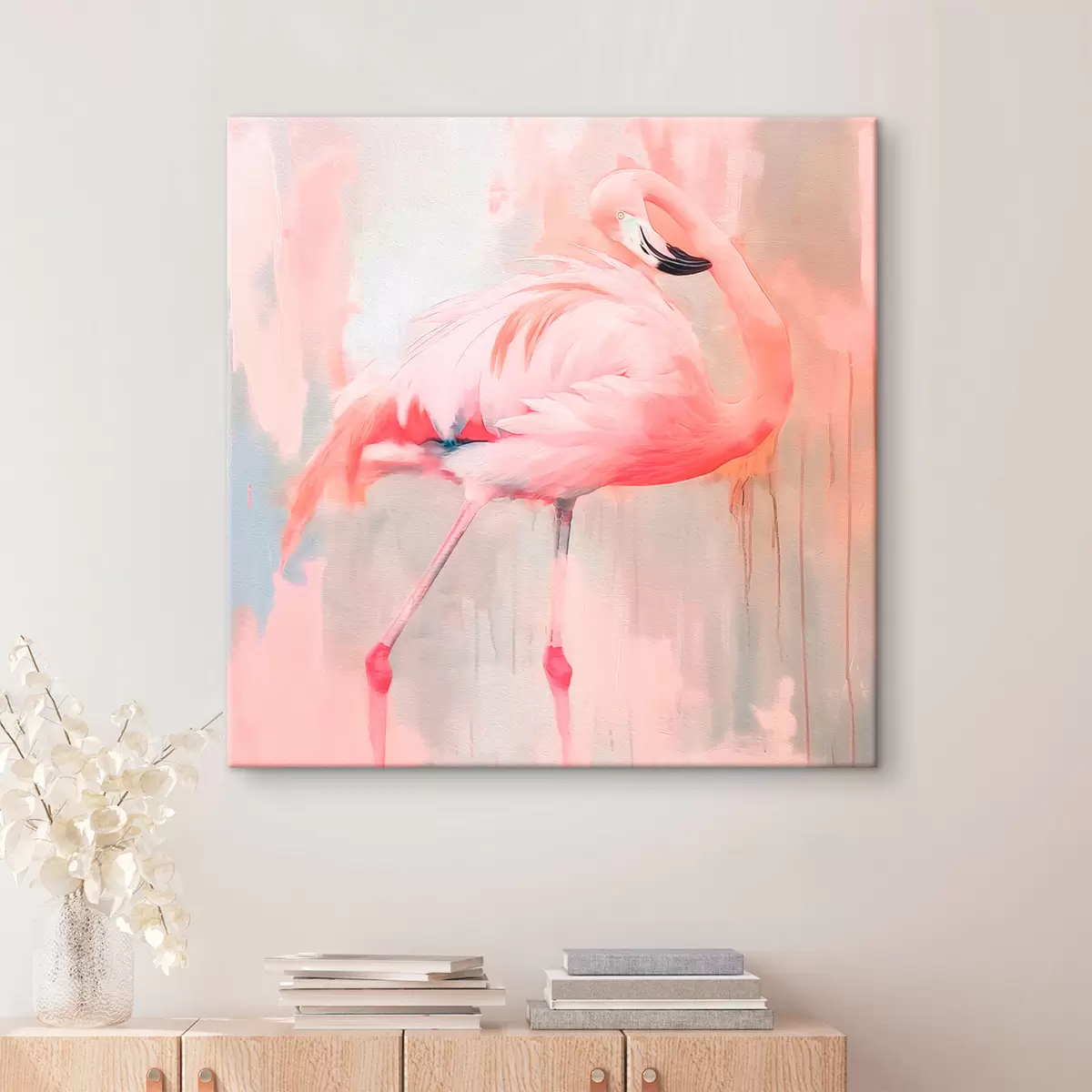  Peintures Oiseau flamant rose s39536